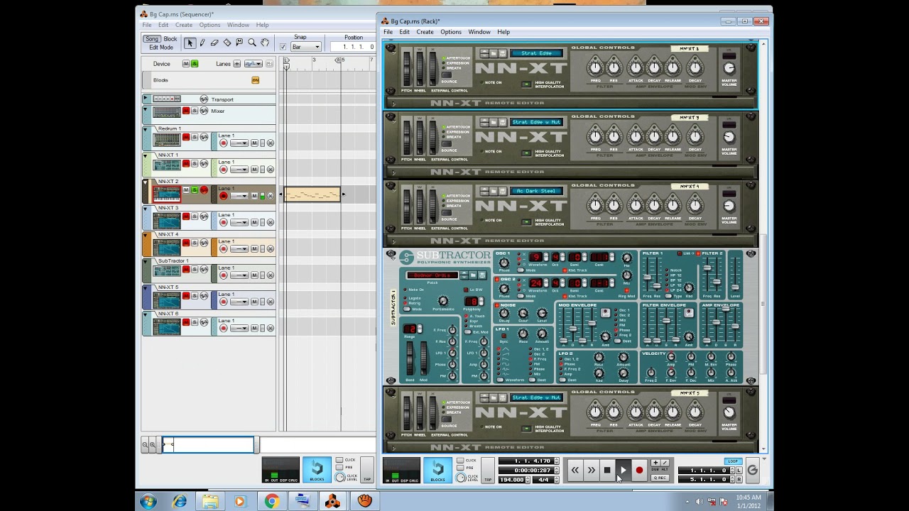 Som de guitarra usado nos Beats de Mr Bow Mr Xikheto e Mabermuda P.T 1 | Reason