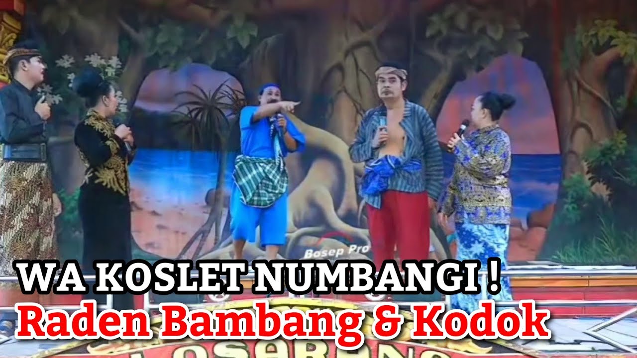 Raden Kodok & Bambang Di Tukari Wa Koslet | Lawakan Terbaru | Sandiwara Lingga Buana 2024