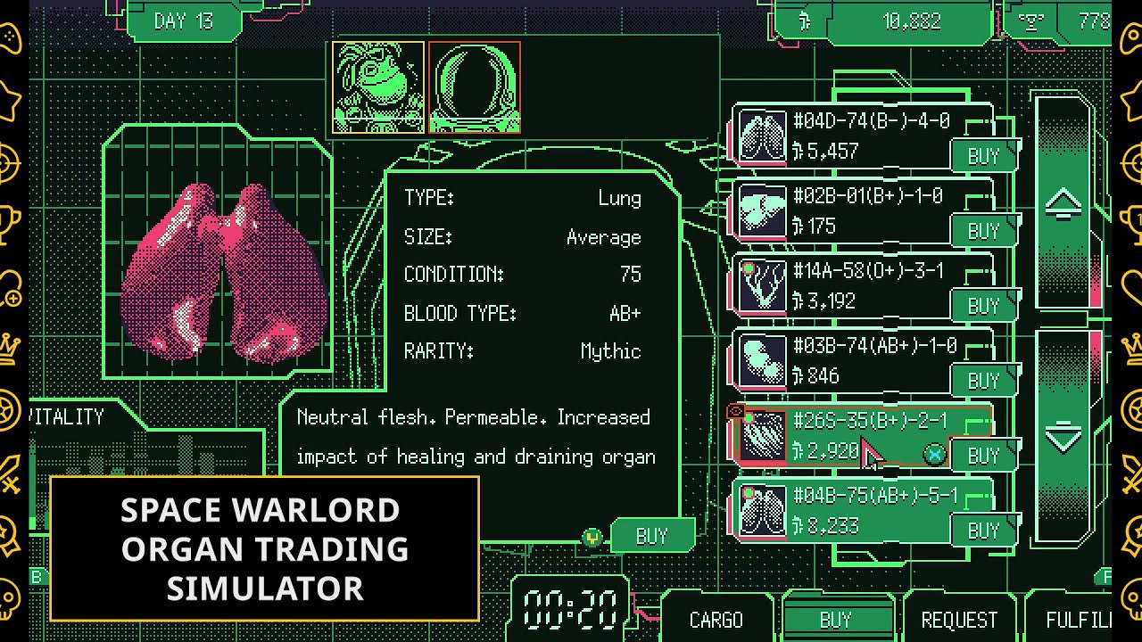 Space Warlord Organ Trading Simulator | Beginning | Xbox Series X 4K60 | Game Pass | No Commentary