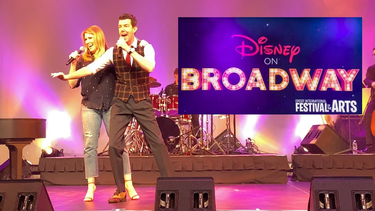 Gavin Lee & Heidi Blickenstaff Performance & Interview! Disney Broadway Epcot Festival of the Arts