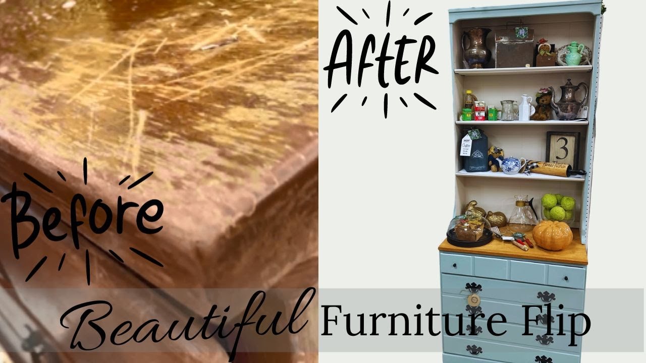 ✨Beautiful😱CHINA HUTCH FURNITURE MAKEOVER, Third Thursday Thrift Flips! Furniture Flip & Other Finds
