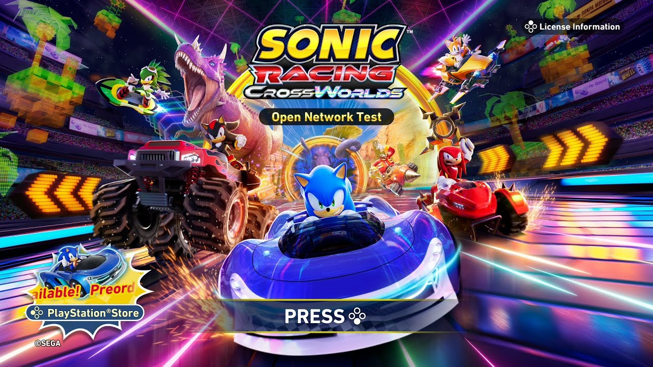 Sonic Racing CrossWorlds - Open Network Test (Day 1)