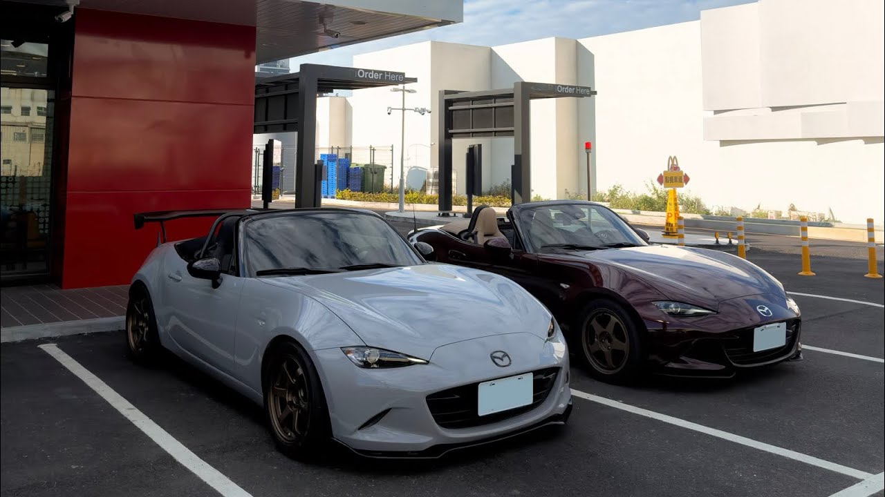 地熱順向MX-5 ND1 AT 跟拍紅色泥鰍 ND3 MT  overlay ver. FH6 Gameplay