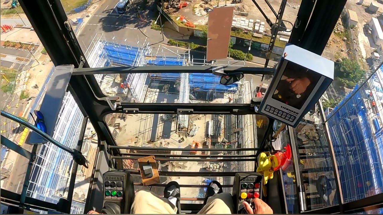 Tower Crane - Precast SpinUp (2 angles)
