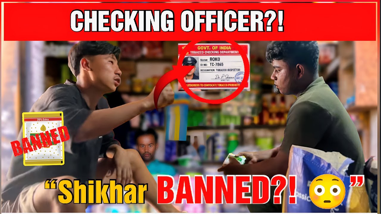 Fake Checking Officer Takes All the Shikhar Packs | Nagamese Funny Video