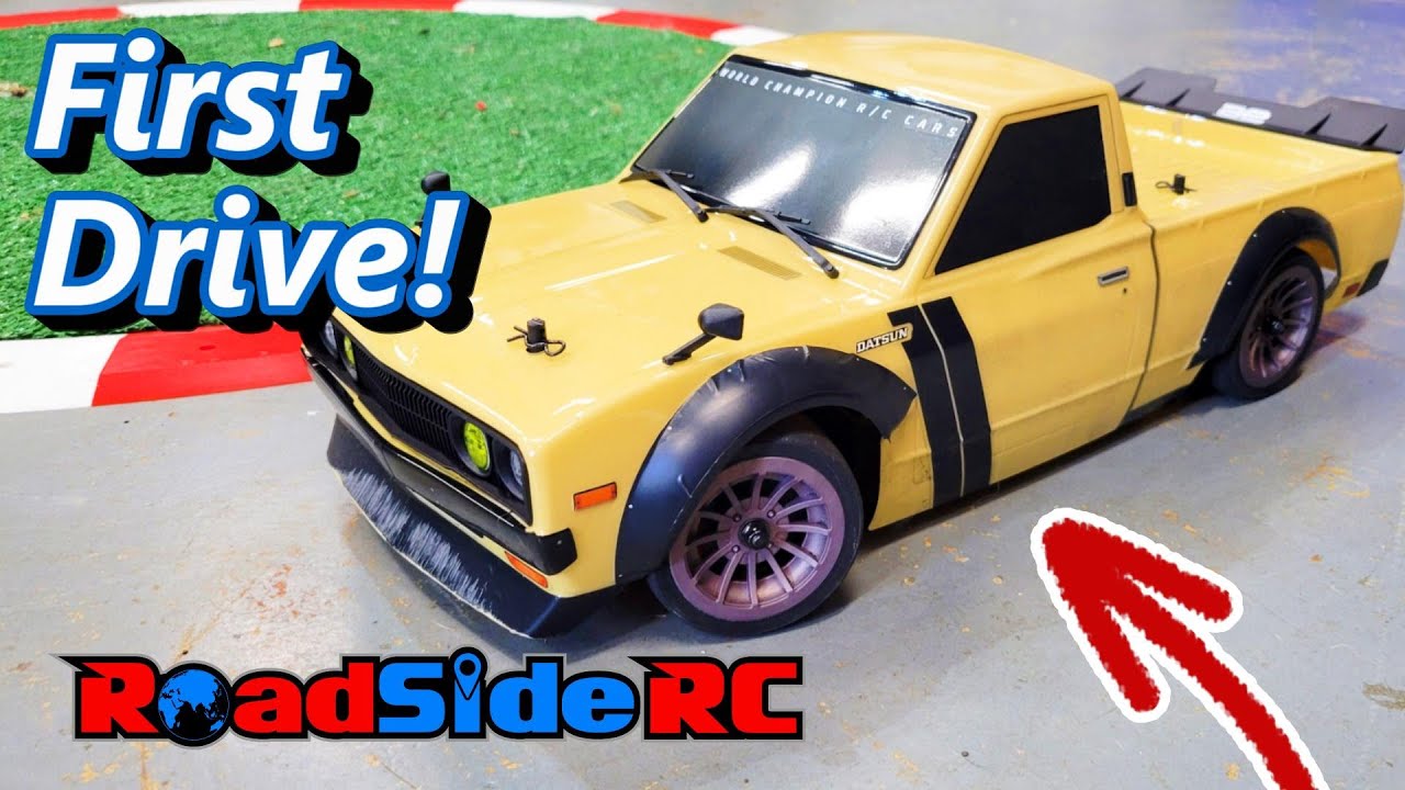 First Drive!!  Team Associated Datsun 620 Apex2 Sport