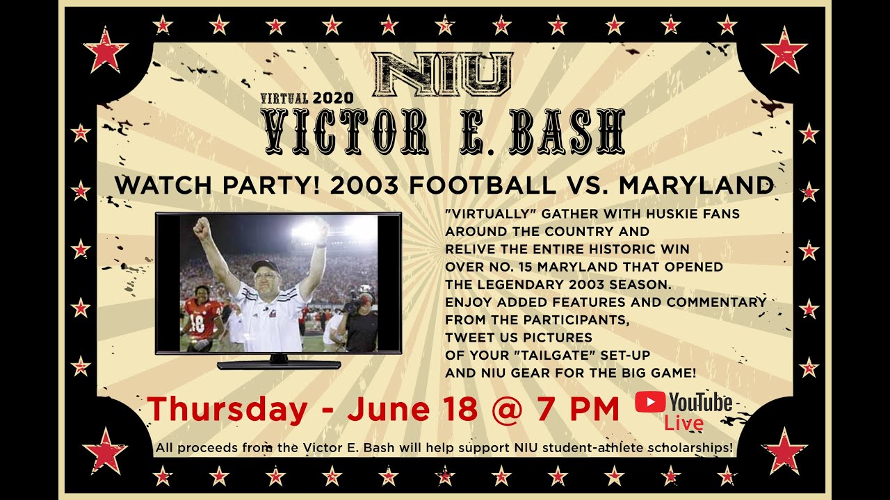 Watch Party! NIU Defeats No. 15 Maryland in Huskie Stadium