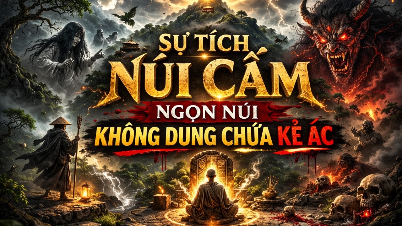 SỰ TÍCH NÚI CẤM AN GIANG – Ngọn Núi Không Dung Chứa Kẻ Ác | Truyện Tâm Linh Rùng Rợn
