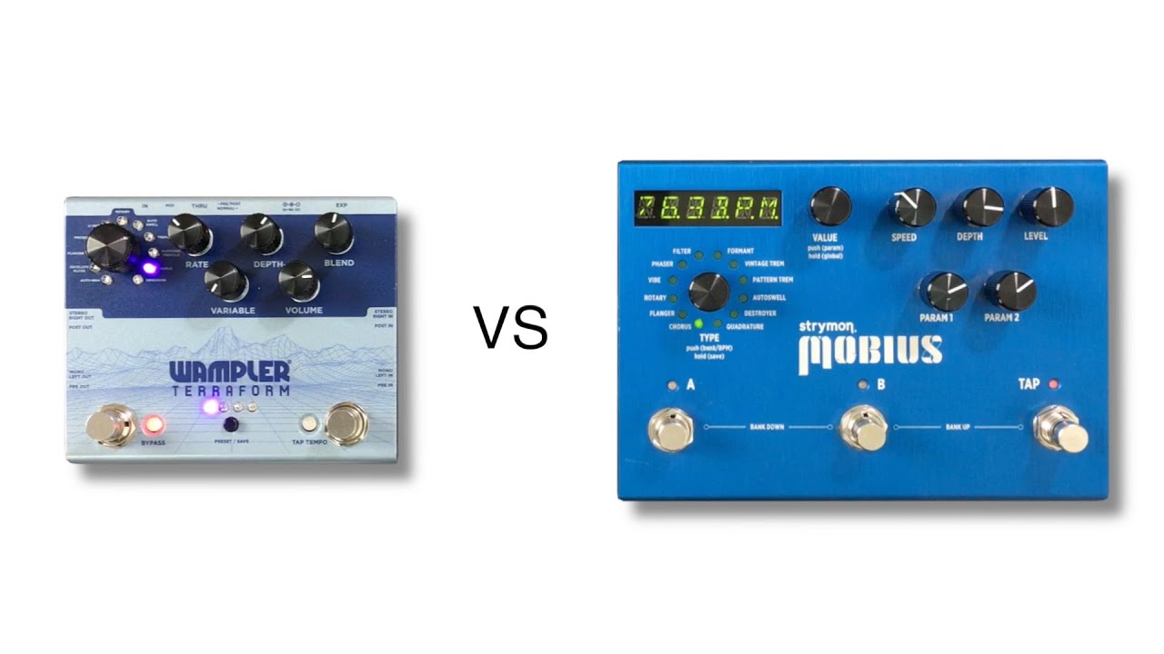 Wampler Terraform vs Strymon Mobius