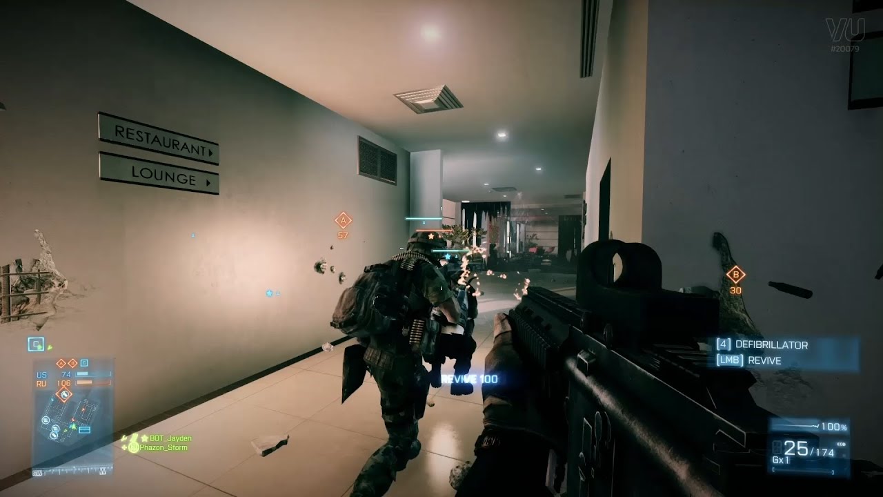Battlefield 3 Bots: Fun Bots Version 2.9.1 Gameplay