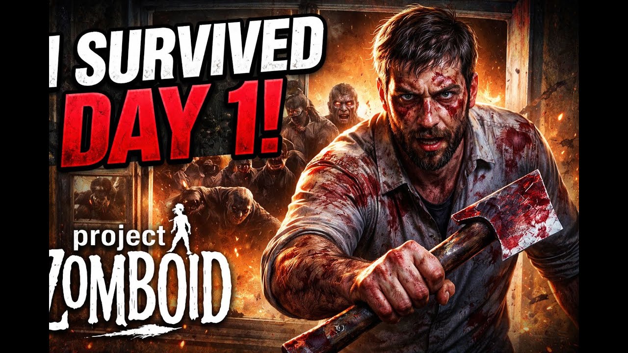 Project Zomboid Day 1 Survived
