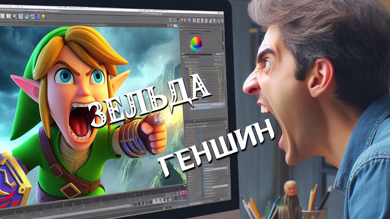 Жесткий VFX-артист поясняет за графон Зельды | Genshin Impact vs. The Legend of Zelda