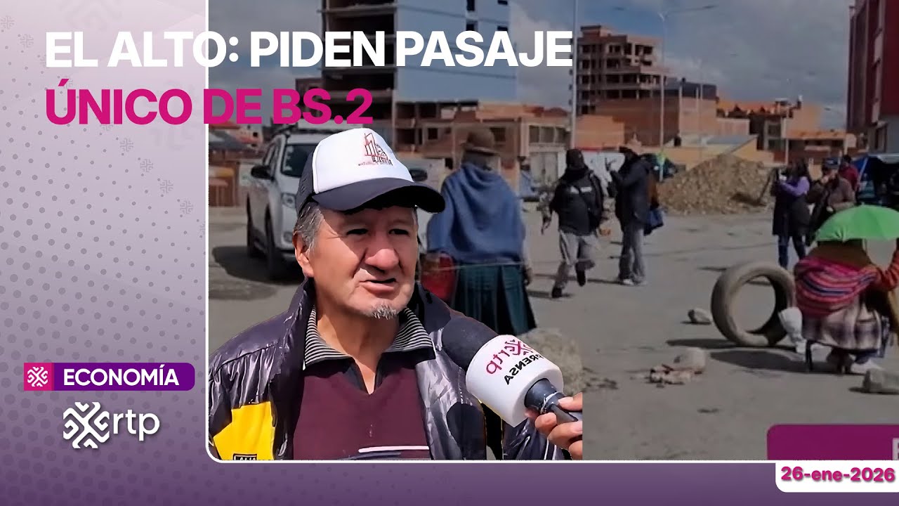 El Alto: Piden pasaje único de Bs.2