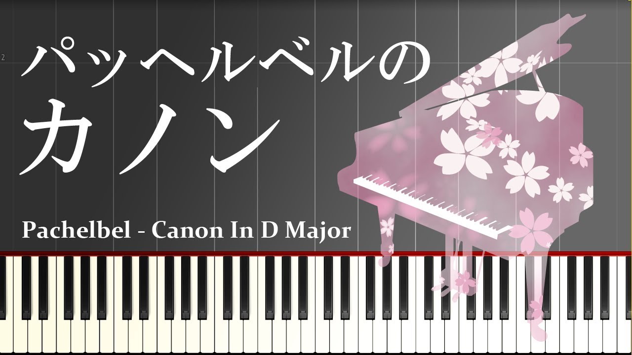 'Johann Pachelbel' – Canon in D [Piano Tutorial](Synthesia)