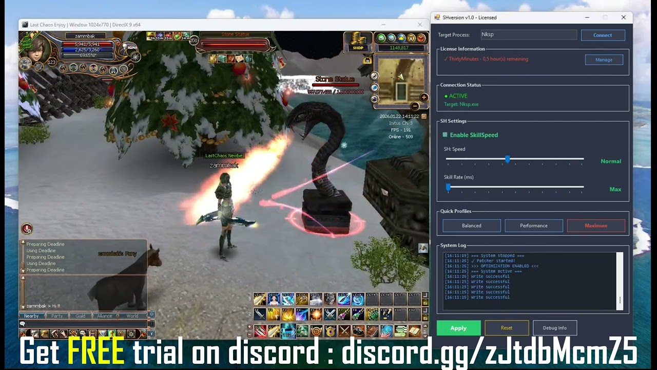 LastChaos Skill Hack 2026 [GhostPayload]
