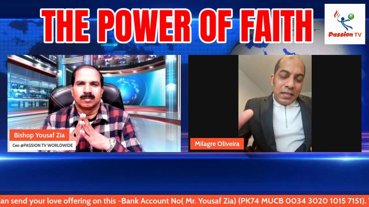 Program : The Power of Faith (9-FEB-2026) @6:30pm Guest Speaker: Milgare Oliveira