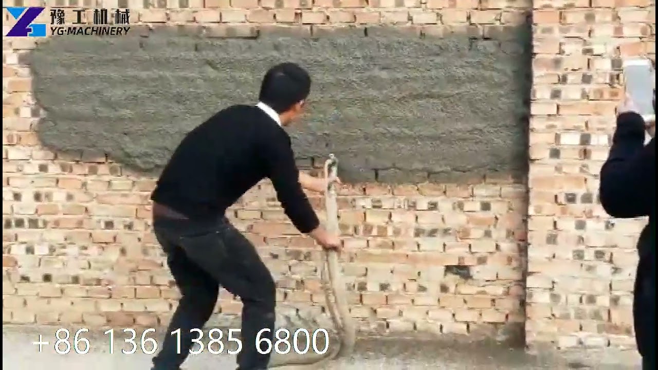 China Mortar Sprayer Machine/Stucco Sprayer | Wall Plaster Sprayer | Cement Mortar Spraying Machine