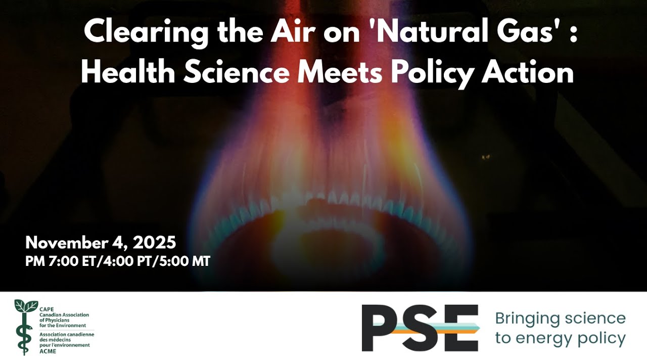 Clearing the Air on 'Natural Gas': Health Science Meets Policy Action