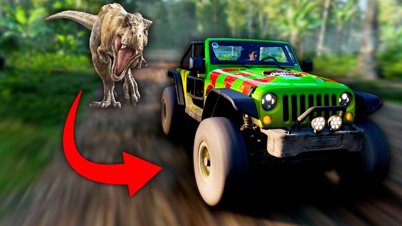 I FOUND A T-REX?! (Forza Horizon 5)