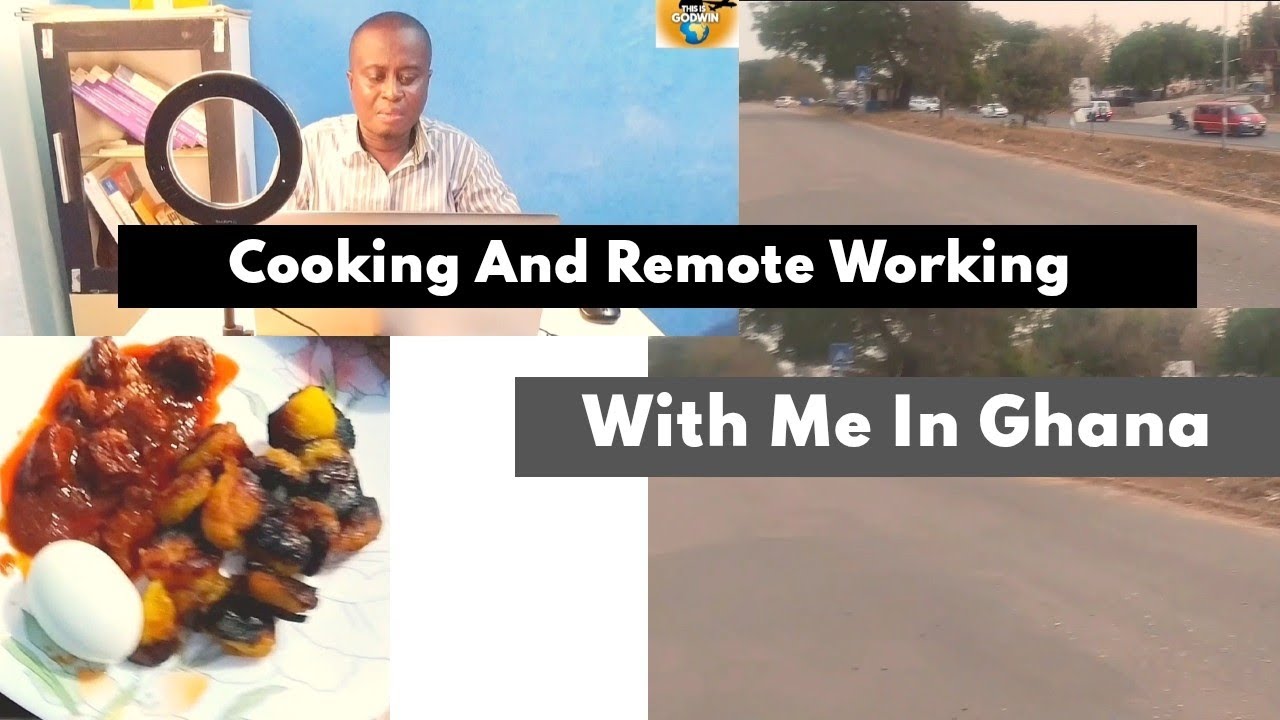 A Day In My Life , As A Romote Worker In Ghana #accra #lifestylevlog 