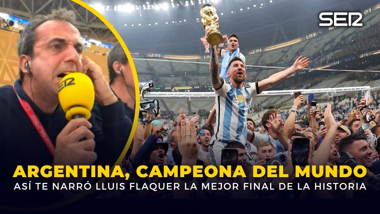 ⚽️🏆 ¡LA PELÍCULA DE LA MEJOR FINAL DEL MUNDIAL JAMÁS CONTADA! Lluís Flaquer y la ARGENTINA campeona
