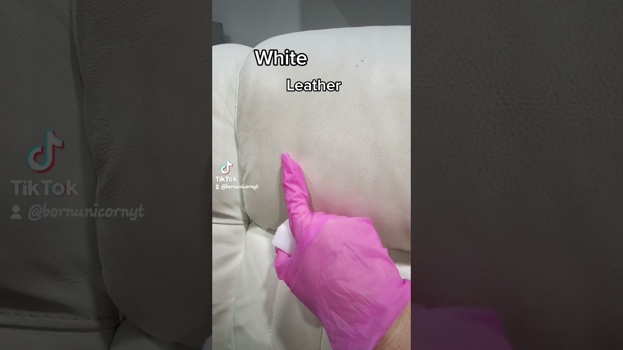 Cleaning A White Leather Couch 