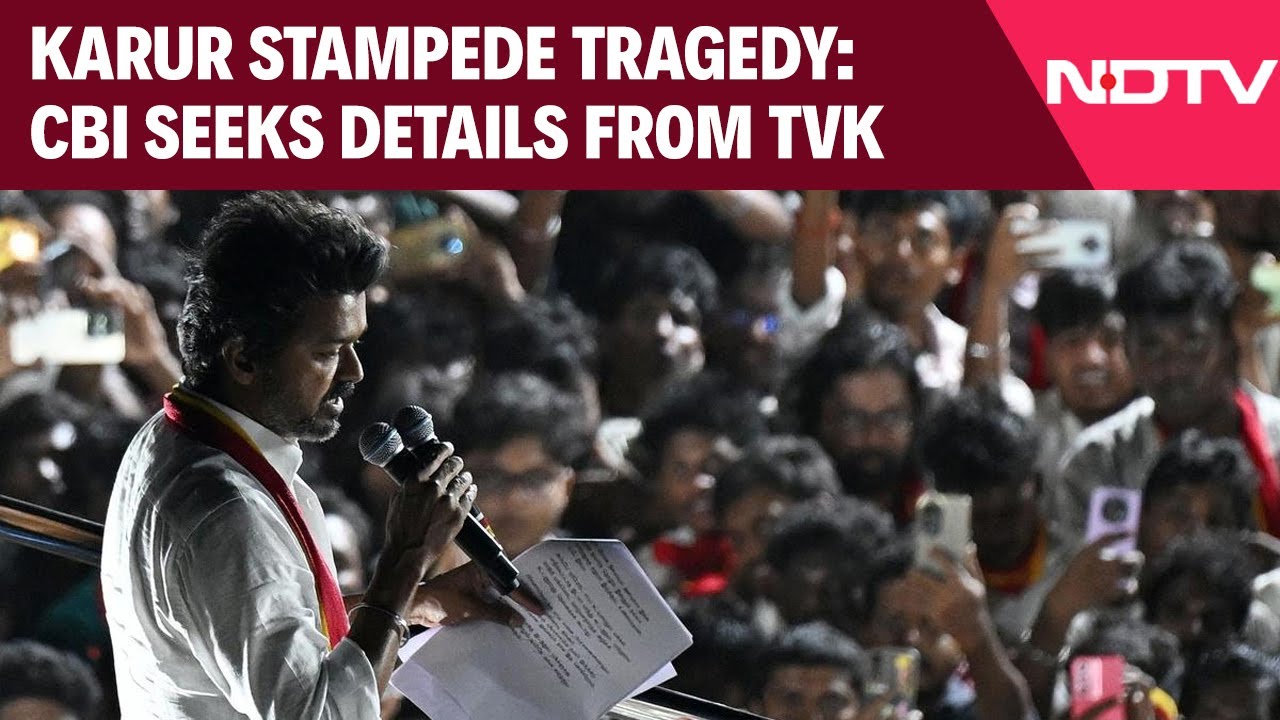 Karur Stampede News | Karur Stampede Tragedy: CBI Seeks Details From TVK