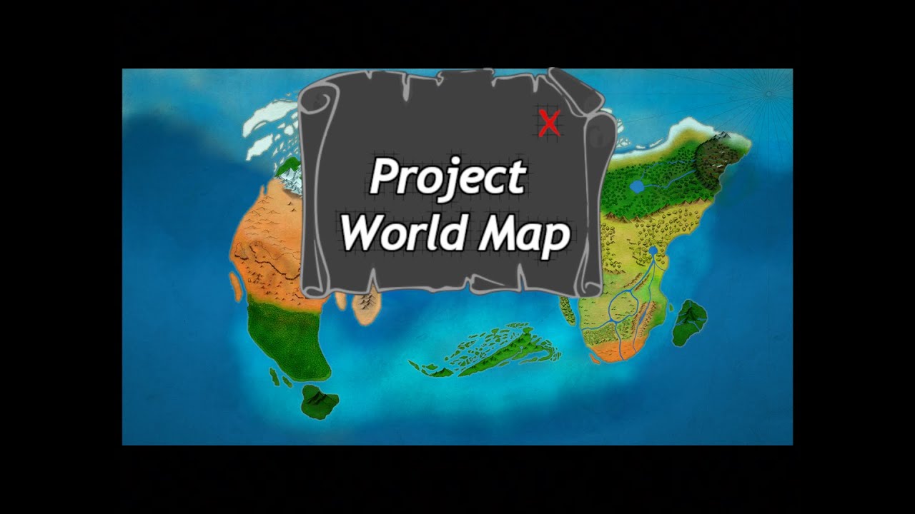 Project World Map: Create worlds with your RPG maps; create games with your worlds