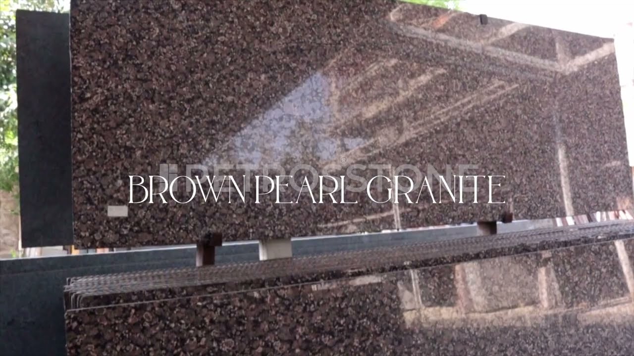 Crystal Brown Pearl Granite | High-Quality Granites by Petros&reg; | Line Polished & Export Certified