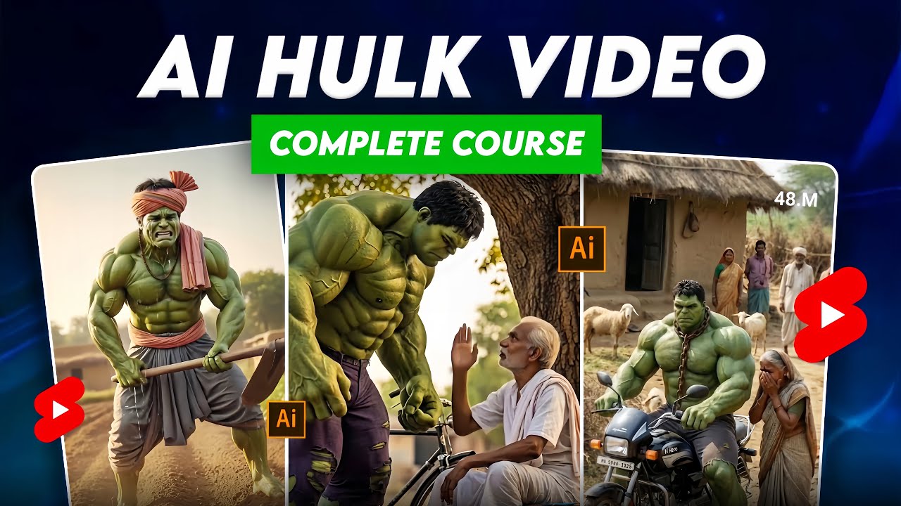 How To Create Hulk Ai Videos | Trending Ai Hulk Video Editing Tutorial | Ai Video Kaise Banaye 