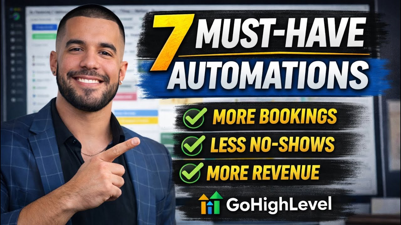 Use THESE 7 AUTOMATIONS to 7x your appointments