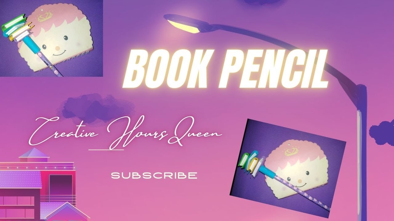 Cute Pencil Book Décor for children|| Easy and Attractive idea