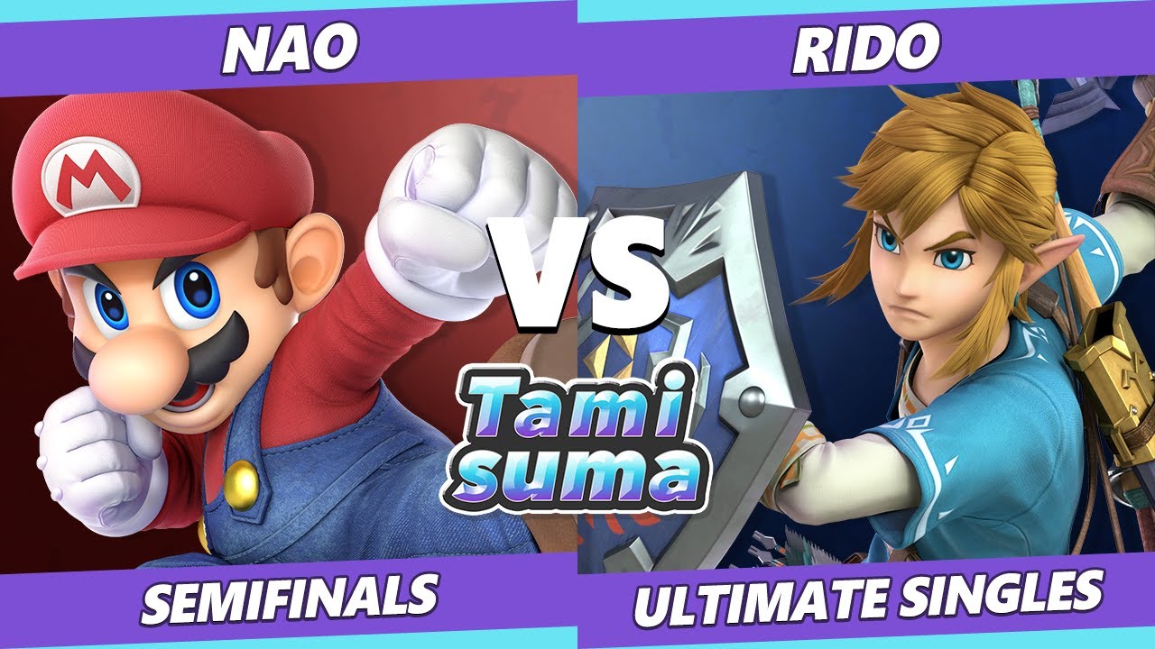 TAMISUMA 248 Semifinals - Nao (Mario) Vs. Rido (Link) SSBU Smash Ultimate