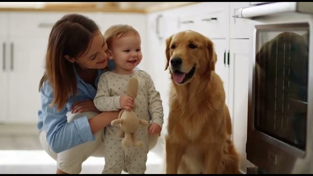 Dog caring moments with kids #dogmoments #kidsvideo 