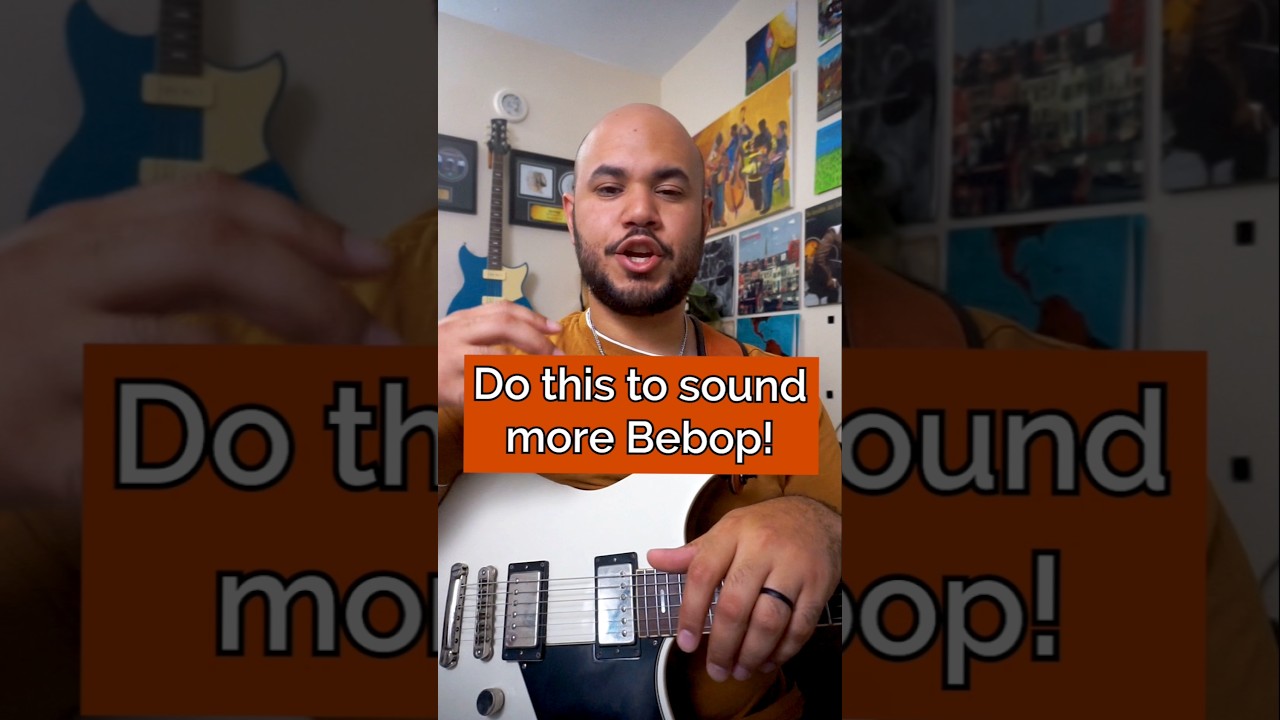 Do THIS to sound more Bebop! #jazz #guitar