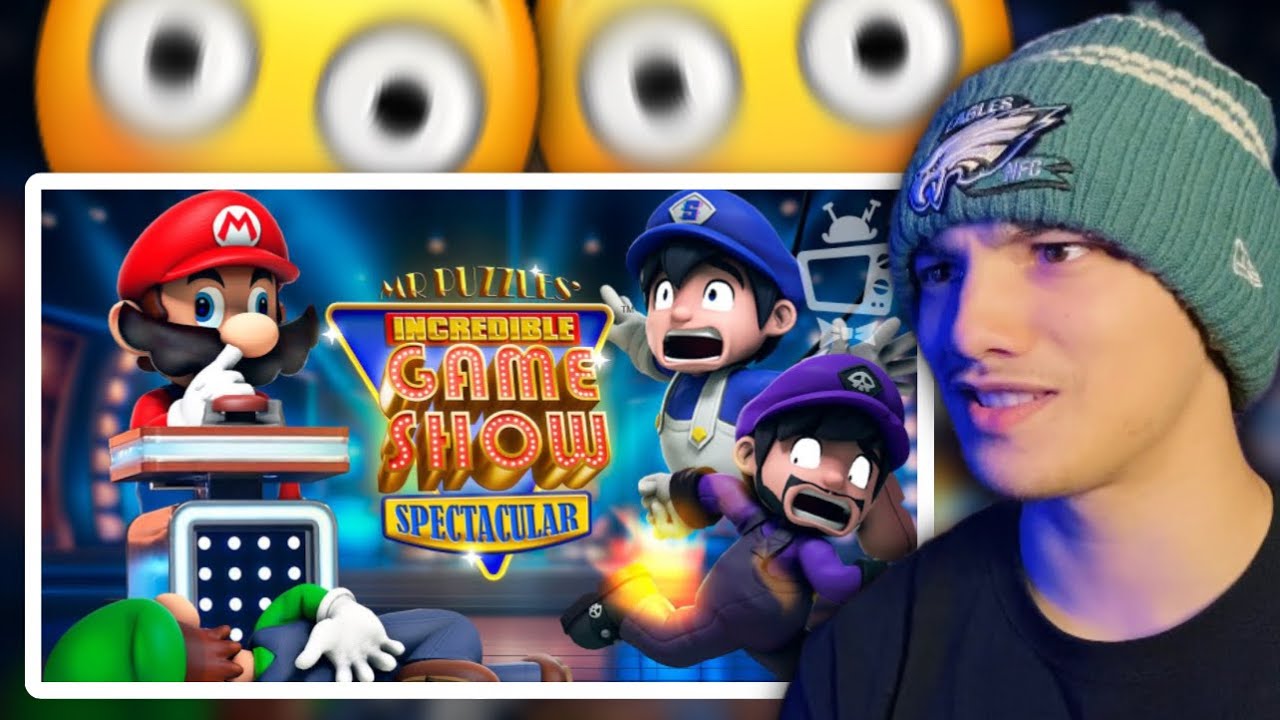 SMG4 | Mr. Puzzles’ Incredible Game Show Spectacular! (Reaction)