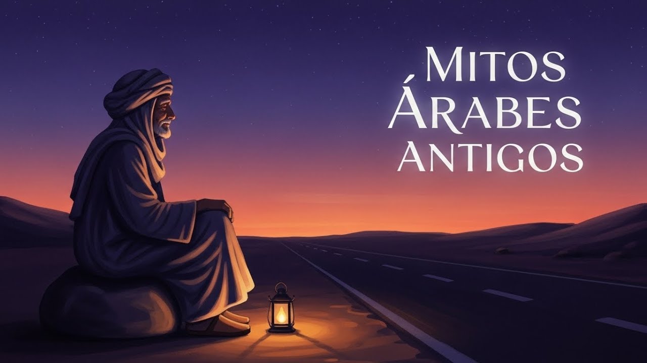 Mitos Árabes Antigos Contados à Noite | Histórias para Dormir com Vento de Fundo