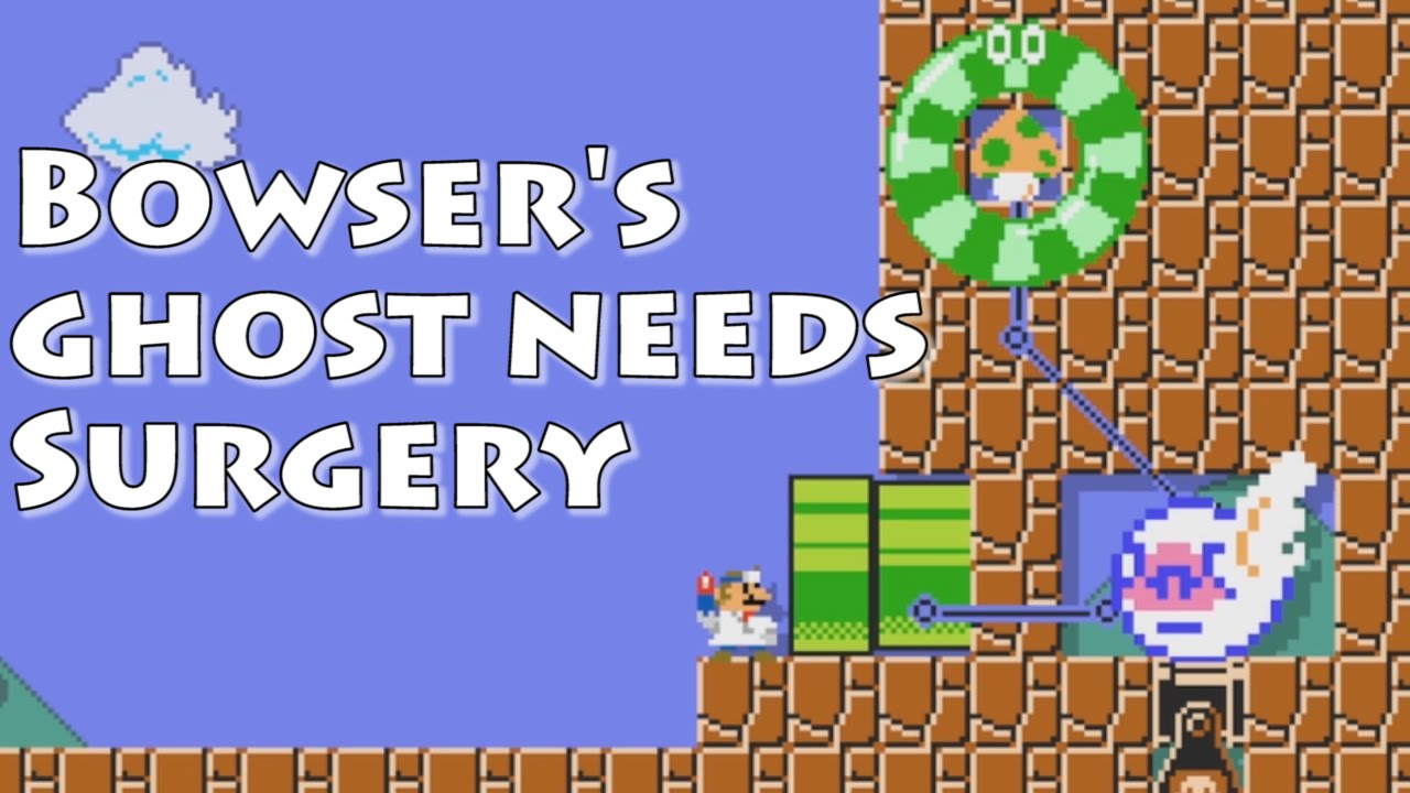 Super Mario Maker - Bowser's Ghost Needs Surgery
