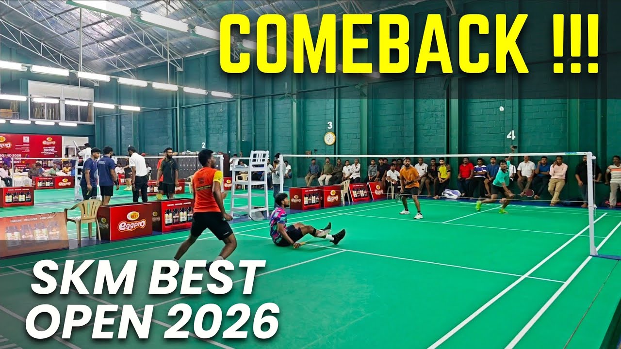 BENNETT ANTONY/SANTOSH GAJENDRAN vs VEMBARASAN/PREMKUMAR | SKM BEST OPEN BADMINTON 2026 