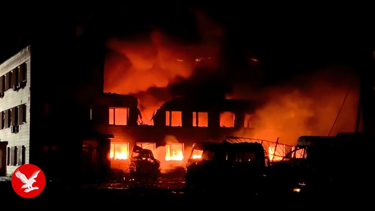 Explosions rock Kyiv after Moscow launches ballistic missile attack