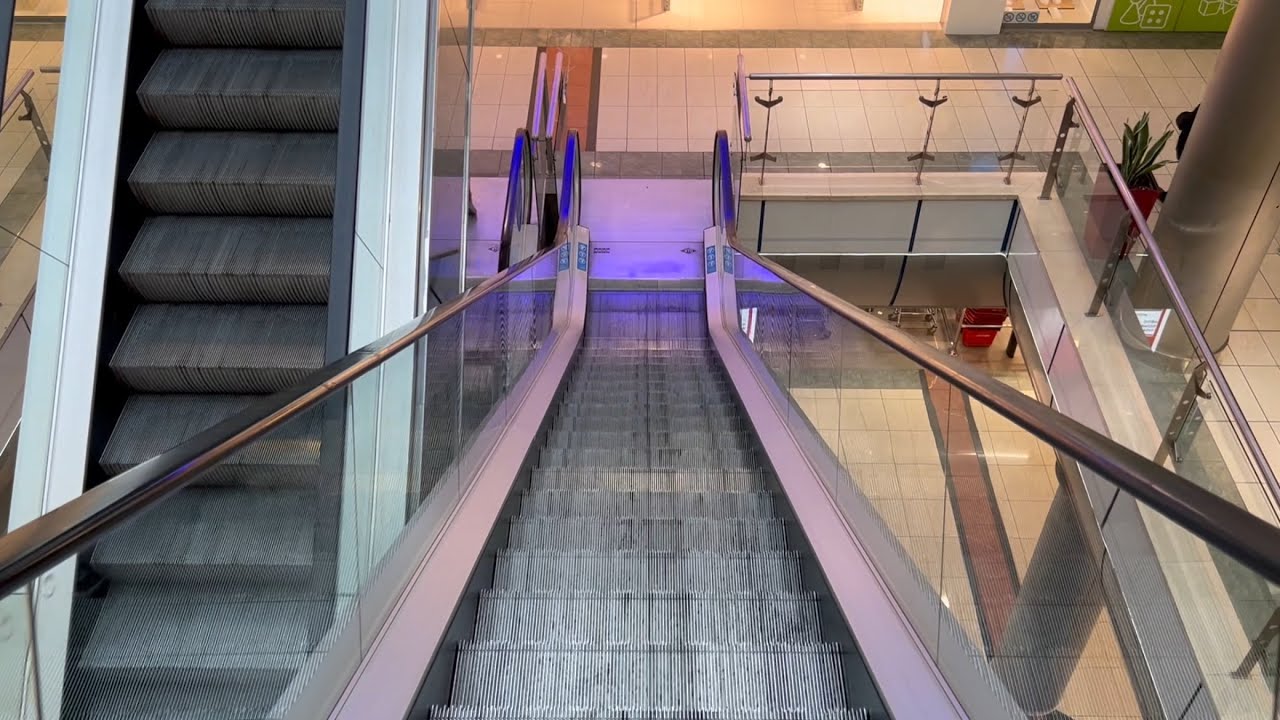 Budapest, Hungary. 3x O&K KONE escalator ride at Duna Plaza Shopping Centre (Set 2 of 2)
