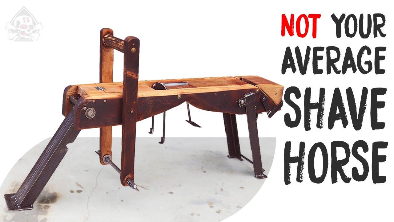 Not Your Average Shave Horse: Knock Down Steel and Cedar Workhorse