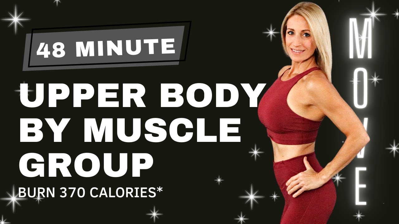48 Minute Upper Body by Muscle Group | Straight Strength Workout with Weights