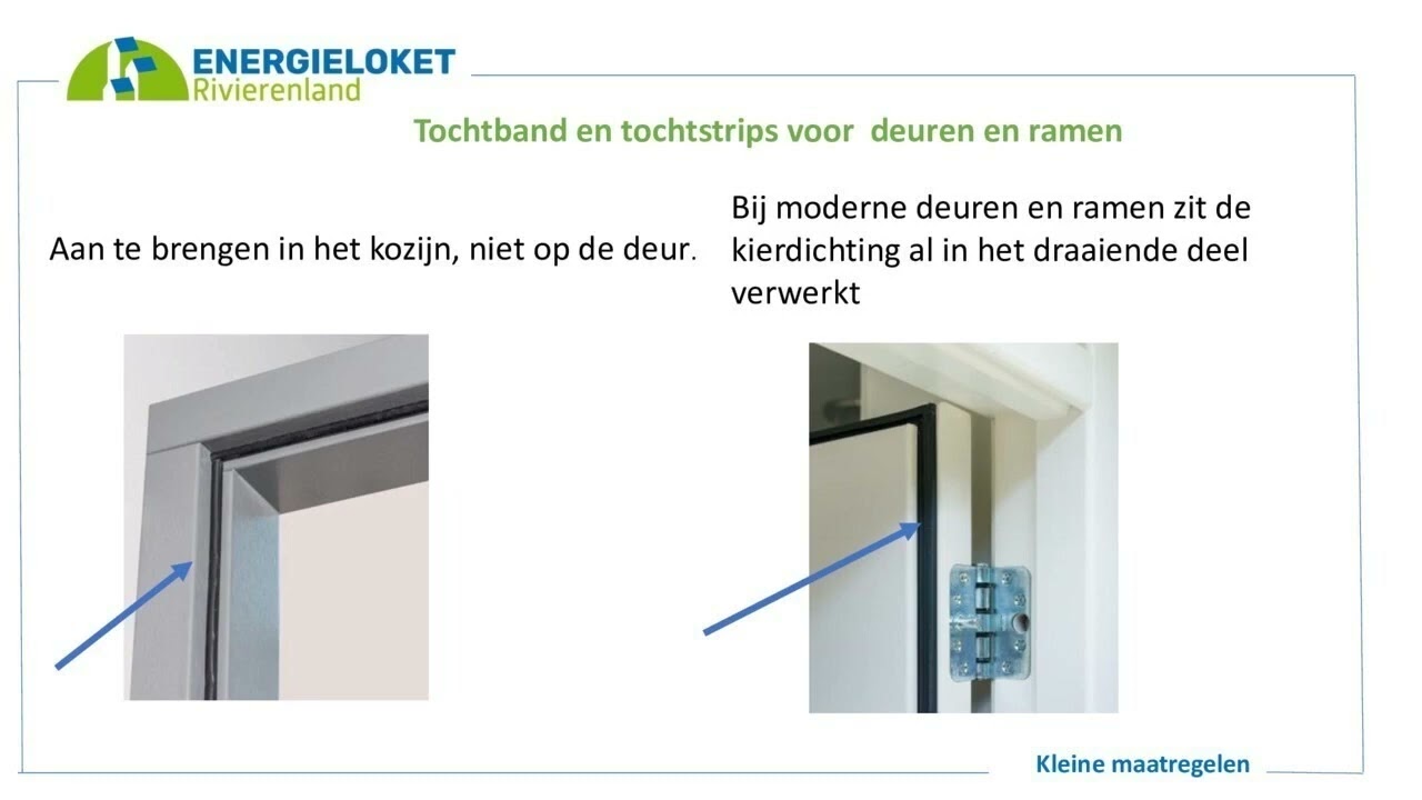 Aan de slag met tochtstrips voor deuren en ramen