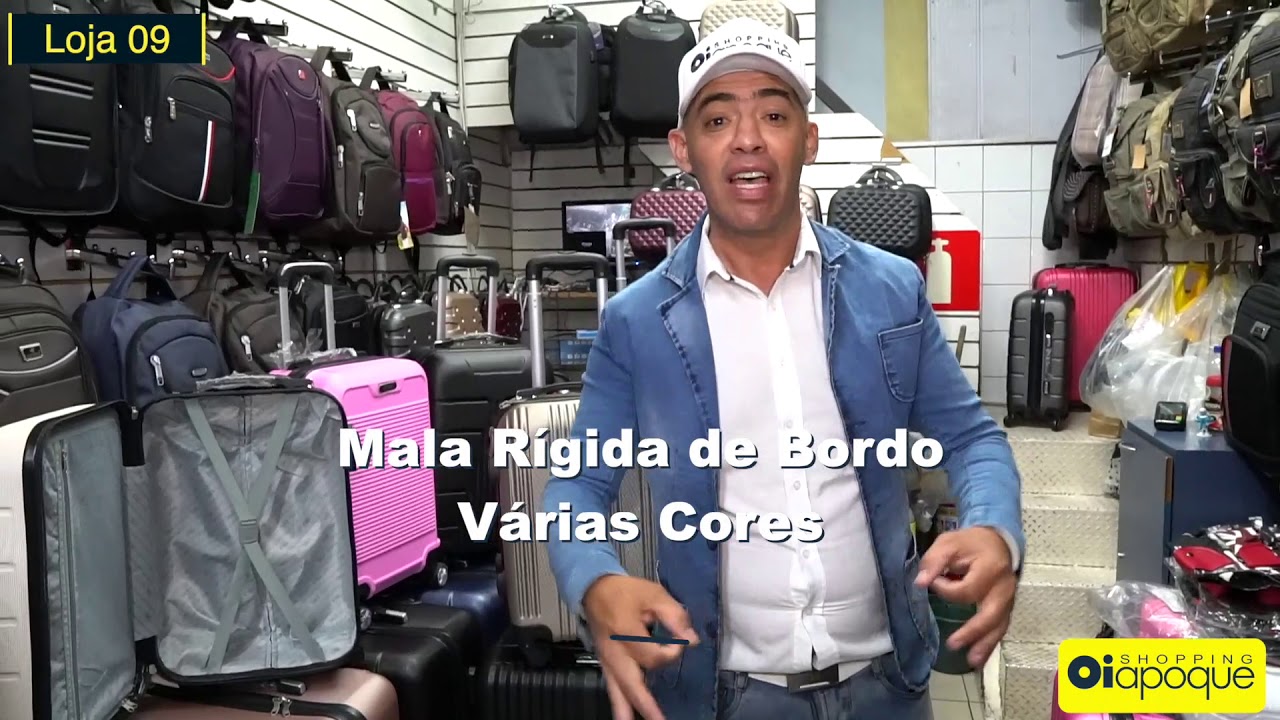Mala R&iacute;gida de Bordo C/Capacidade para at&eacute; 10 kg.