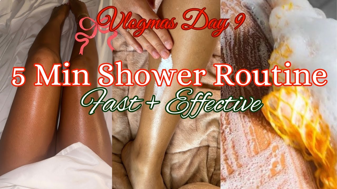 My ULTIMATE 5-Minute Shower Routine| Smooth, Soft, & Glowing Skin 