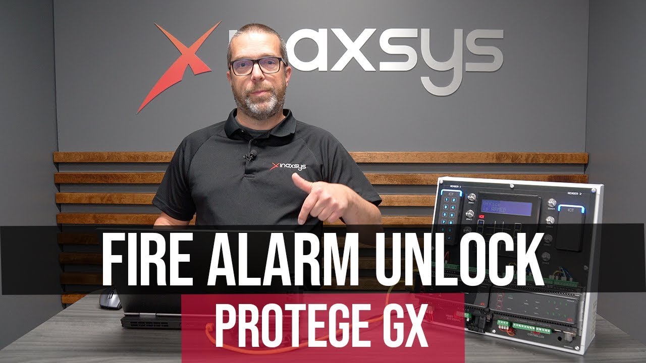 How to Unlock Doors in Fire Alarm Mode with ICT Protege GX