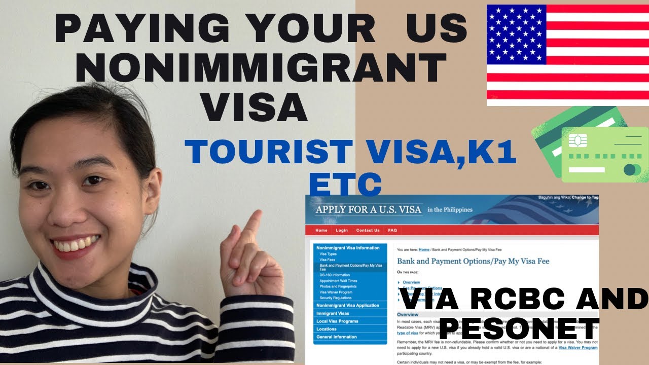 HOW TO PAY USA VISA FEE STEP BY STEP |K1, Tourist Visa etc. via RCBC and Peso-net