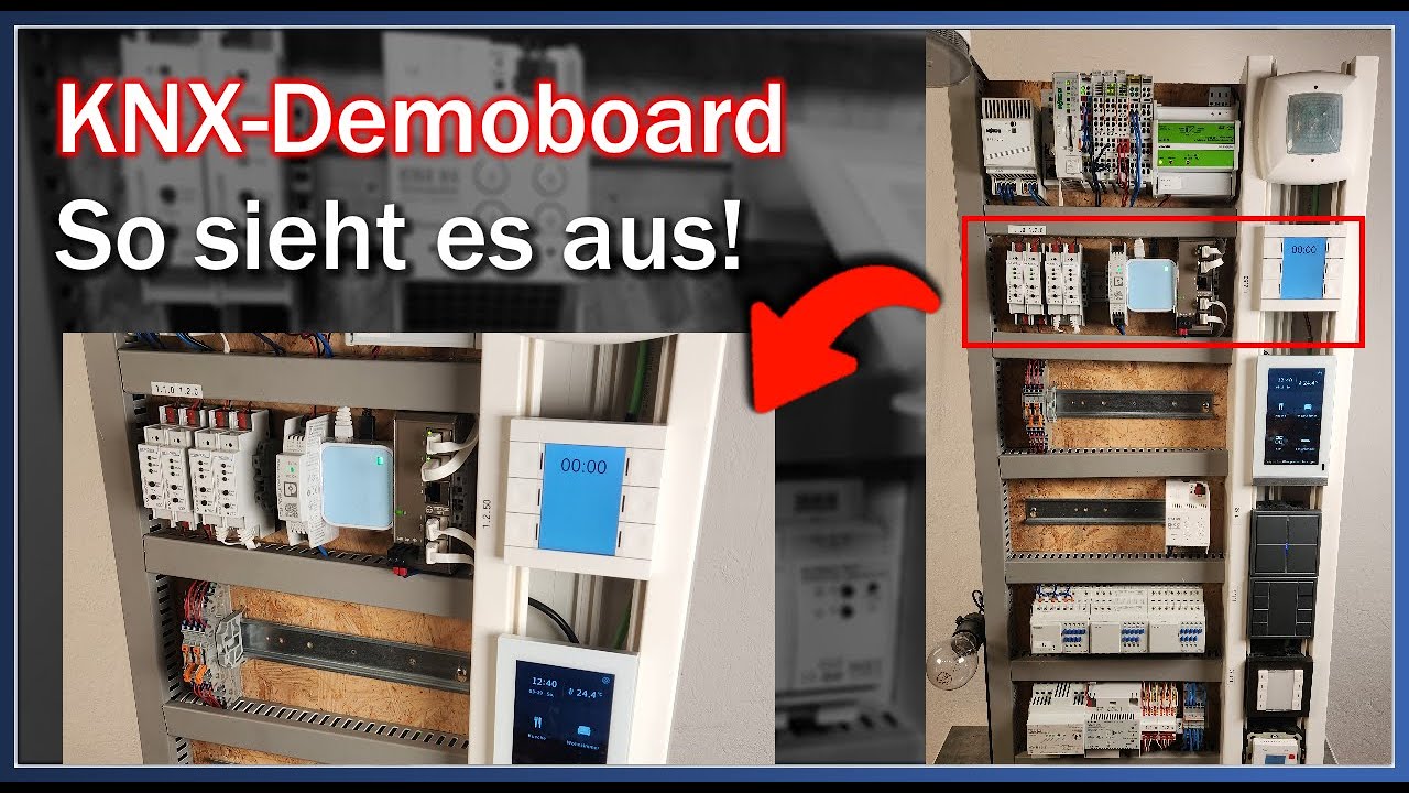 So sieht mein KNX-Demoboard aus! - Tipps für den Aufbau