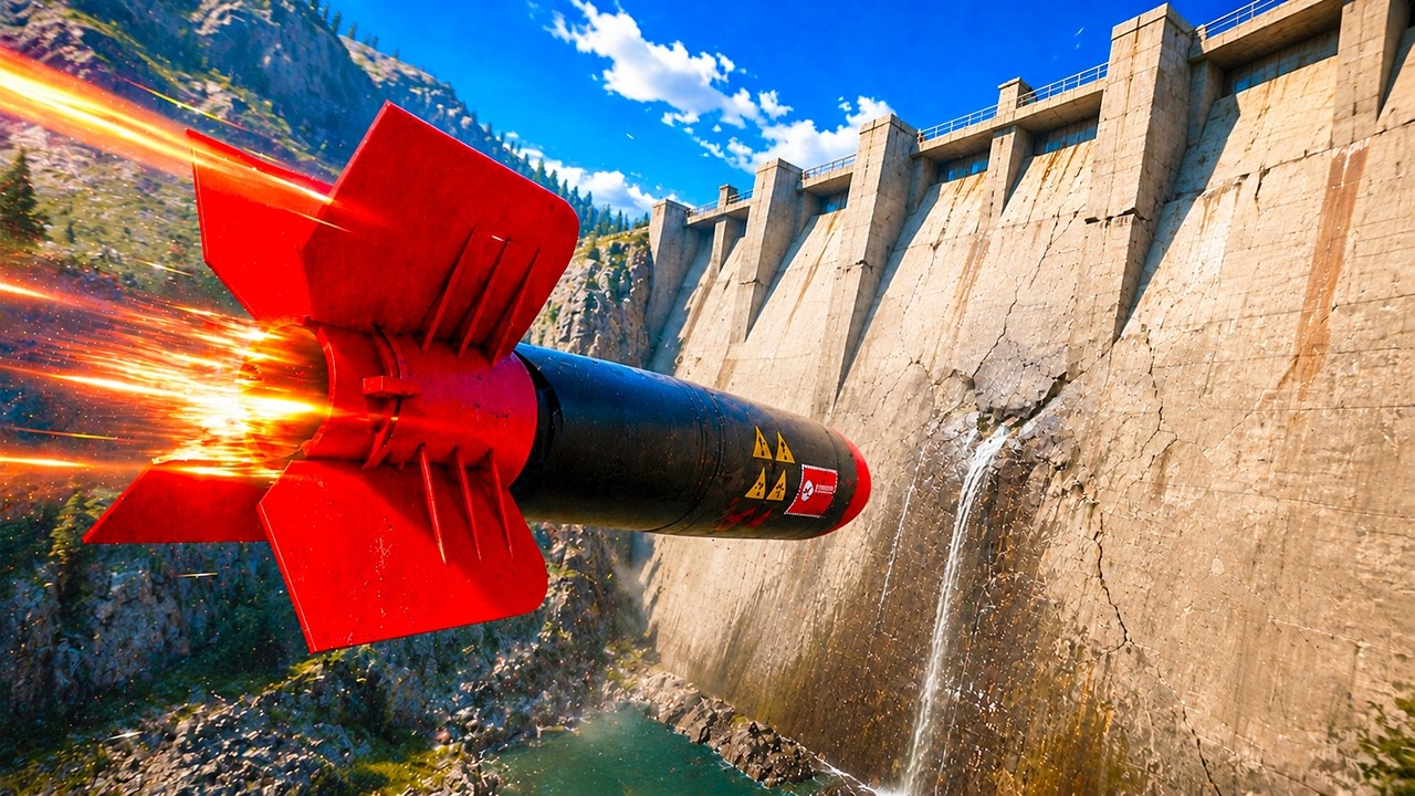 Testing the Most Powerful Nuclear Bombs on a Giant Dam | GMod
